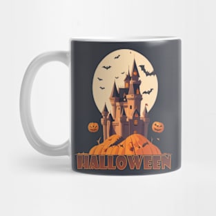 halloween haunted castle Mug